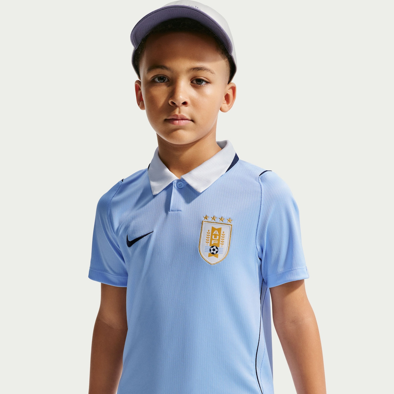 Conjunto infantil Seleção Uruguai principal azul COPA DO MUNDO 2026