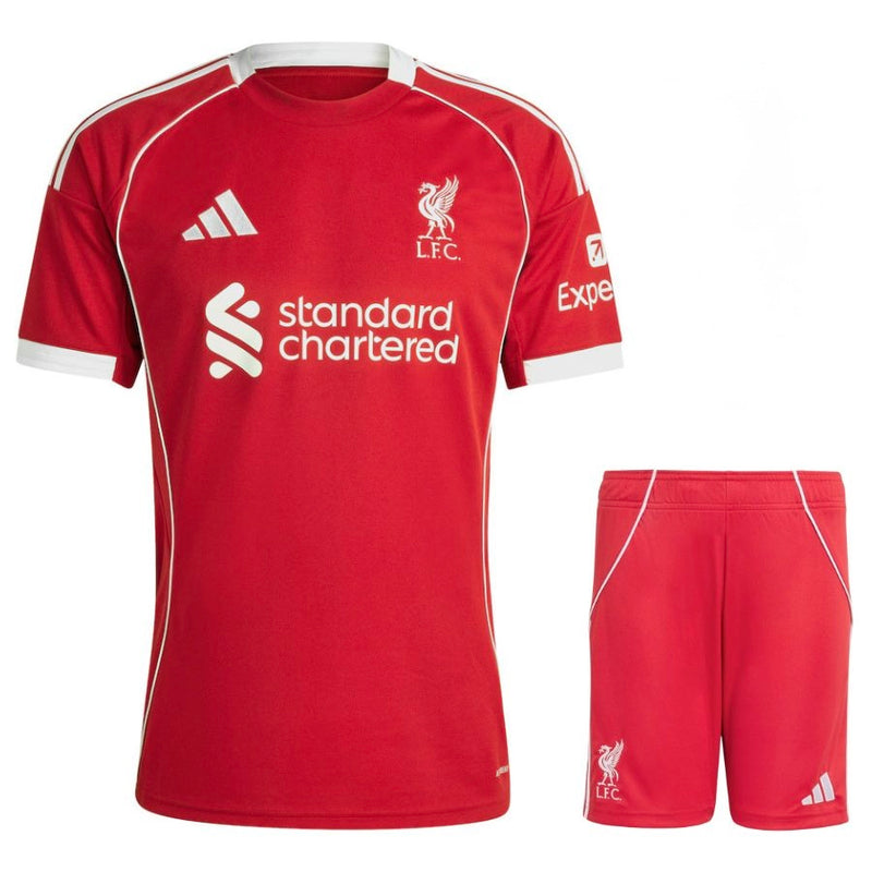 Conjunto Infantil Liverpool Home 2025/26