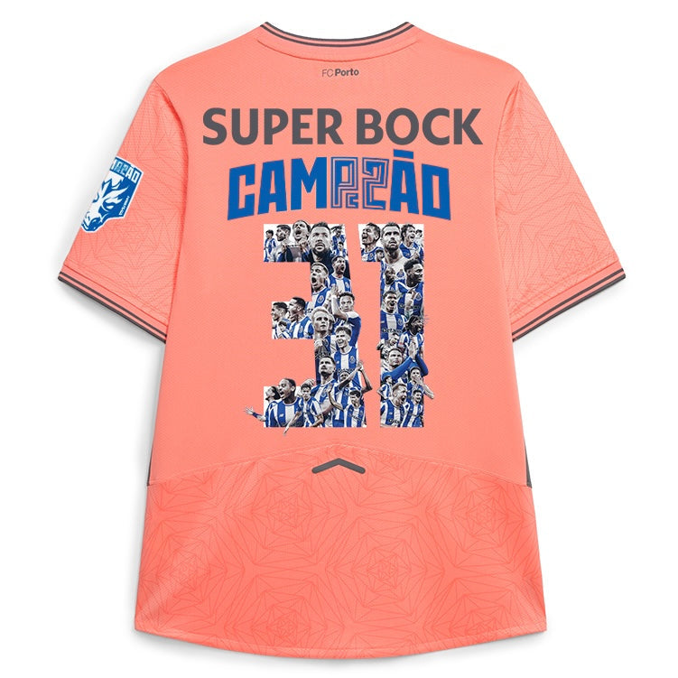 Conjunto infantil CAMPEÕES 31 segundo equipamento rosa 2025/26 - LANÇAMENTO ALTERNATIVA