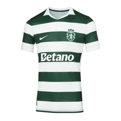 Camisola S C P principal 120 anos verde e branca 2026/27 - [pré venda: 11 a 22 dias úteis]