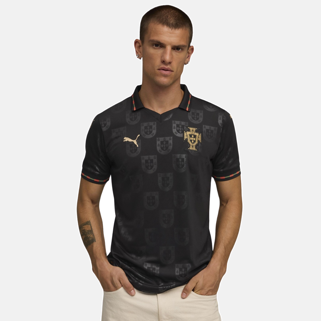 Camisola Seleção Portugal RONALDO 7 edição especial pantera negra EUSÉBIO 2026/27 - ADEPTO