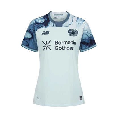 Camisola Bayer Leverkusen Feminina alternativa azul 2026/27