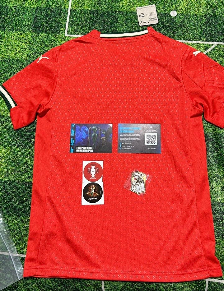Camisola Seleção Portugal vermelha principal 2025