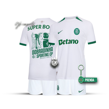 Conjunto Infantil Sporting CP Alternativo 2024/25