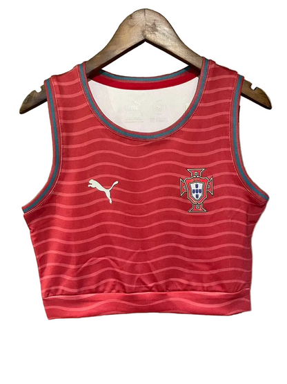 TOP FEMININO Portugal principal vermelho 2025/26