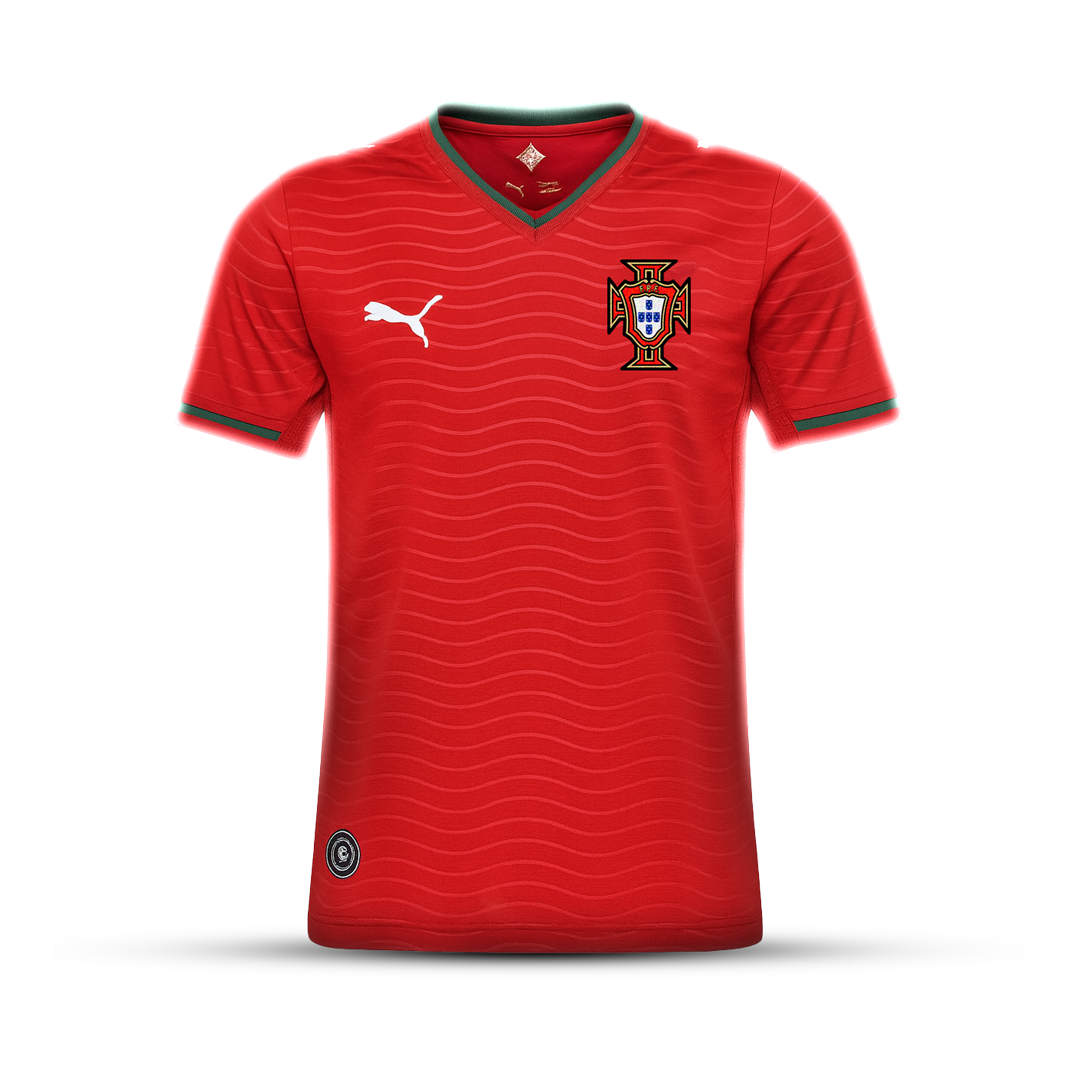 Camisola Seleção de Portugal RONALDO 7 principal COPA DO MUNDO 2026 - vermelha