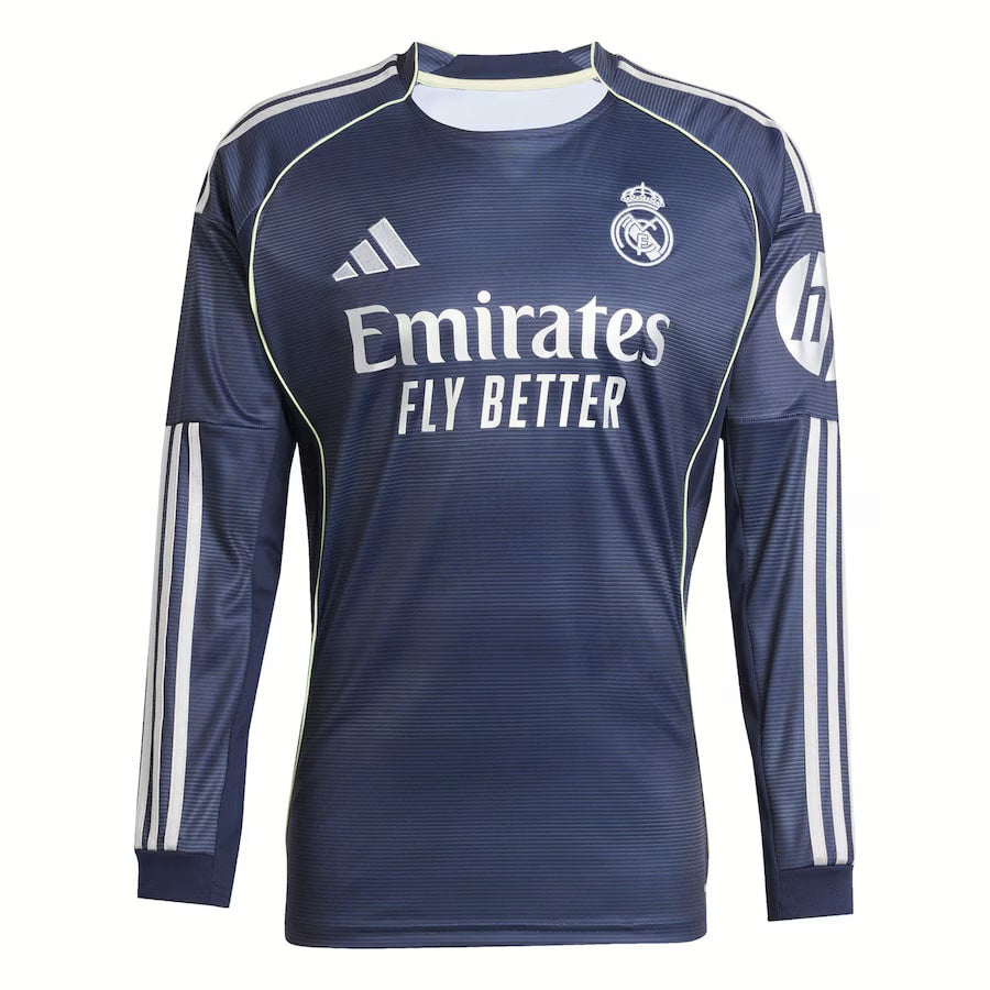 Camisola Real Madrid alternativa cinza 2025/26 - MANGA LONGA
