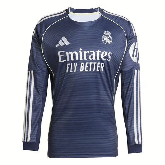 Camisola Real Madrid alternativa cinza 2025/26 - MANGA LONGA