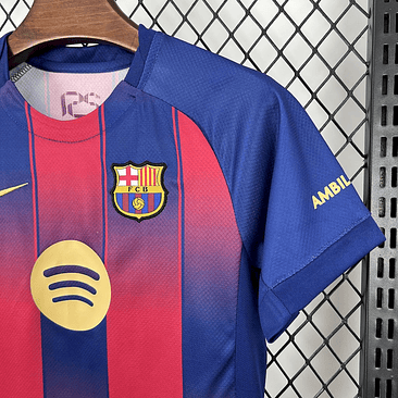 Conjunto Infantil Barcelona home 2025/26