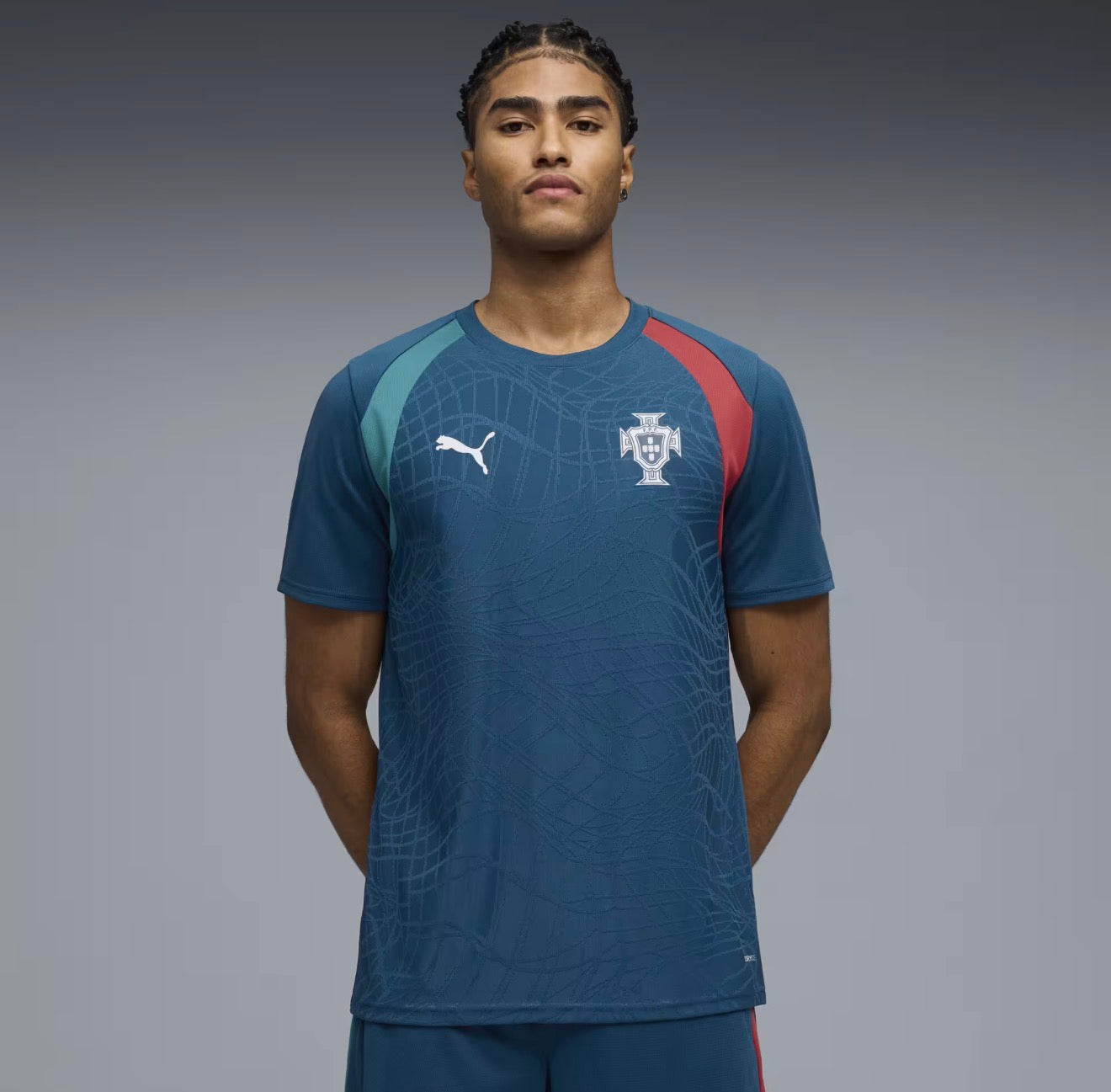Camisola Seleção Portugal treino azul 2026/27 COPA DO MUNDO