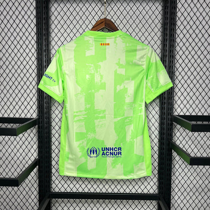 Camisola Barcelona verde alternativo 2024/25