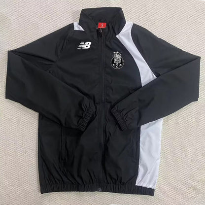 Casaco preto dragão 2026/27 fecho completo