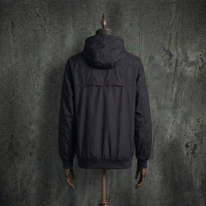 Casaco preto 2026/27 corta vento fecho completo