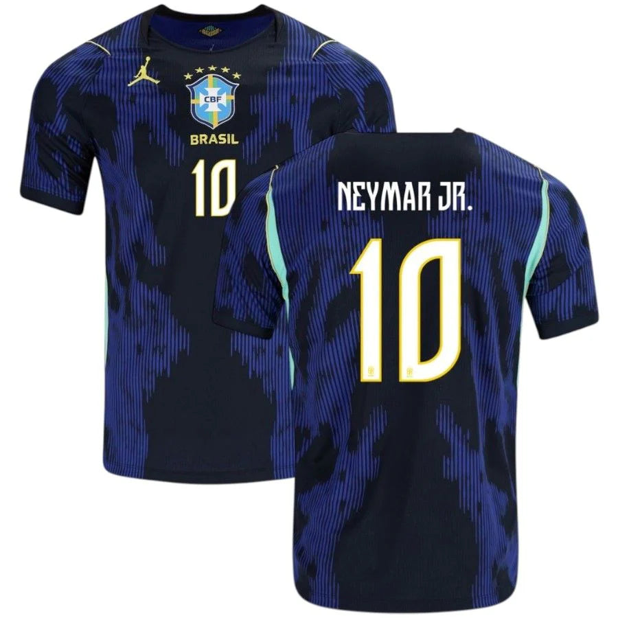 Camisola Brasil alternativa NEYMAR JR 10 Copa do Mundo 2026 - azul