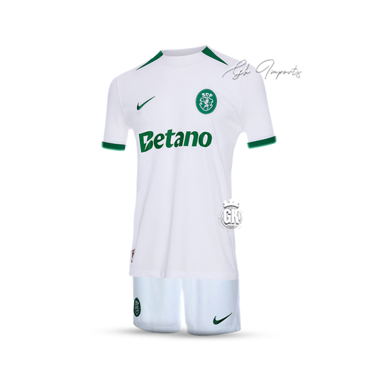 Conjunto infantil taça das taças branco 2024/25