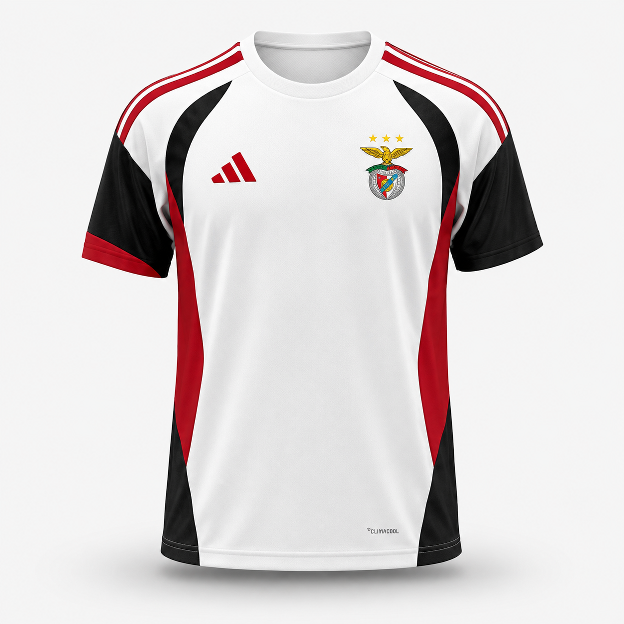 Conjunto de treino adulto águia branco e preto/vermelho 2026/27
