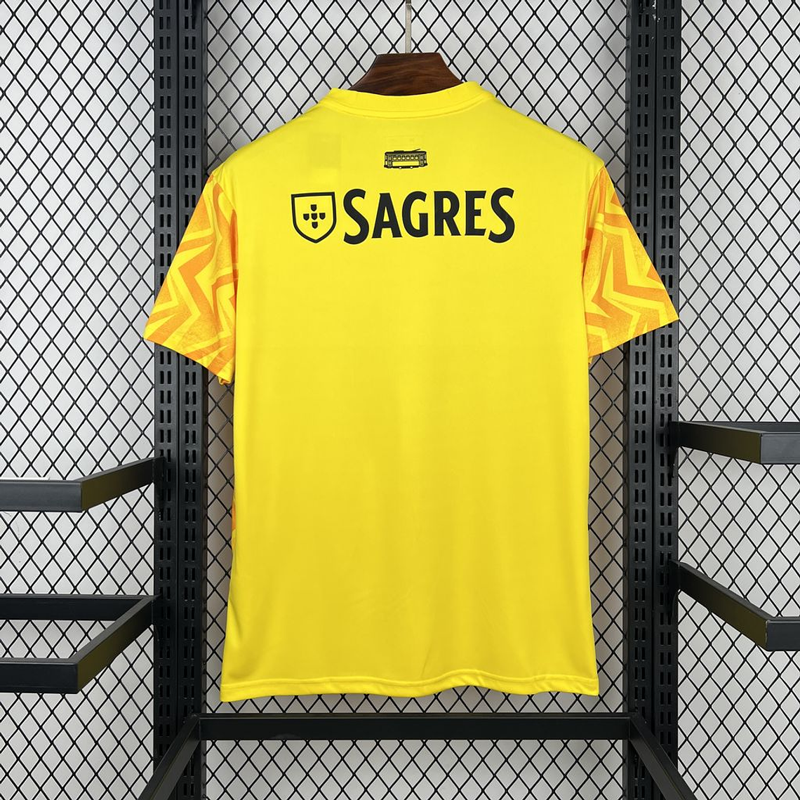 Camisola S L B retrô away AMARELA 2022/23