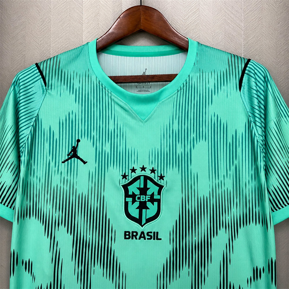 Camisola Brasil guarda redes Copa do Mundo 2026 - verde