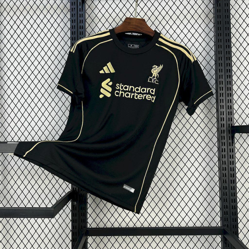Camisola Liverpool terceiro equipamento preto 2025/26