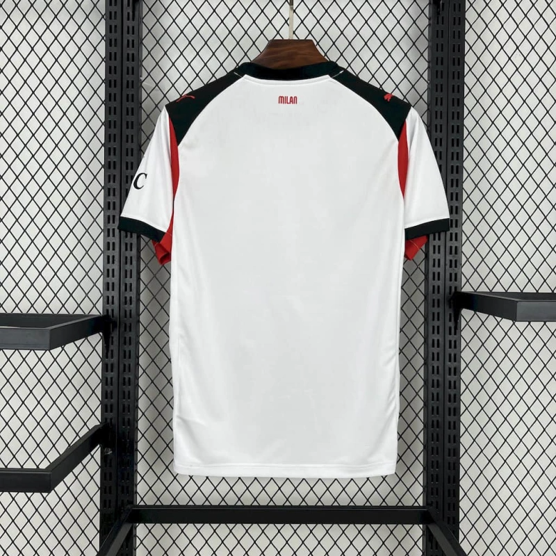 Camisola Milan branca alternativa 2025/26