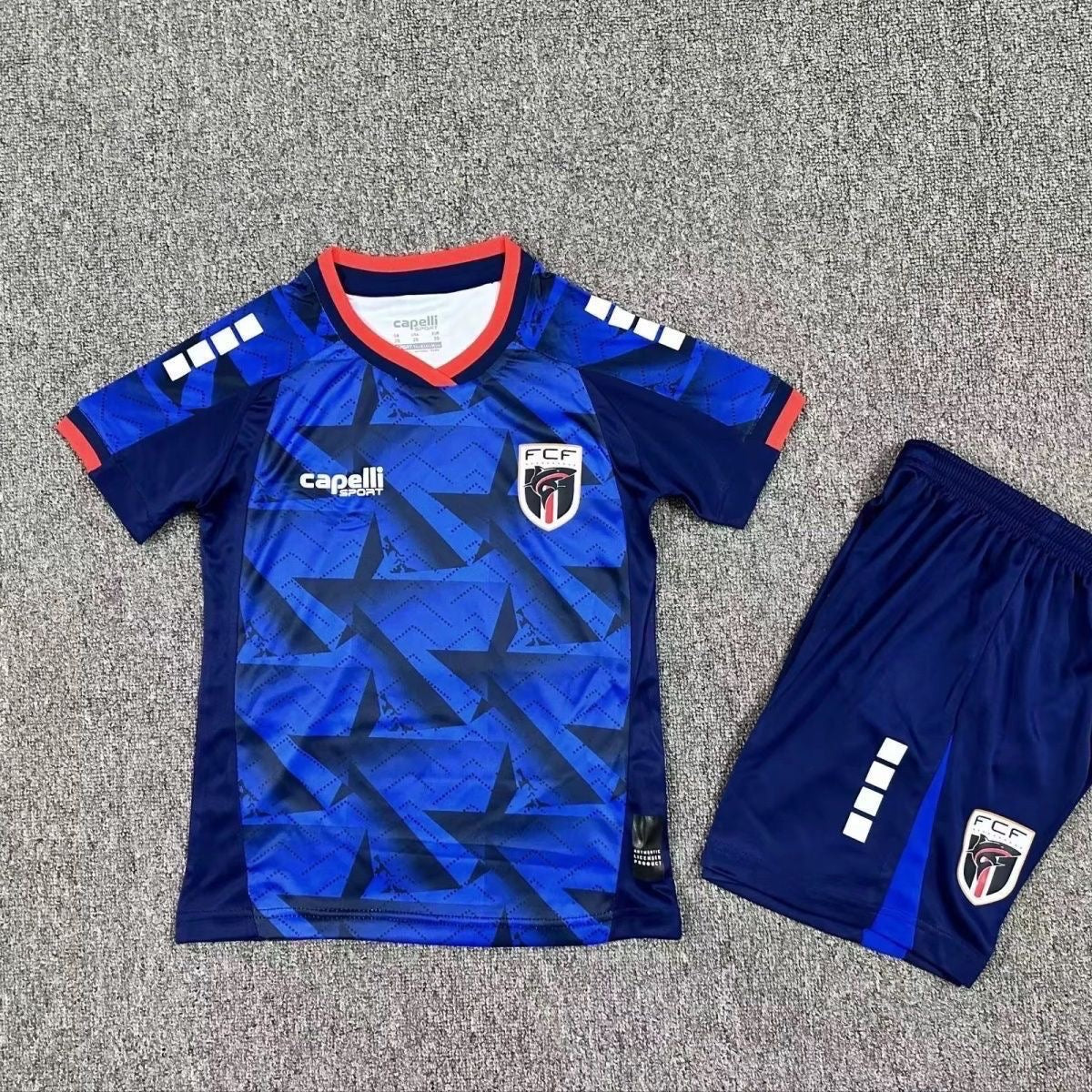 Conjunto Infantil Cabo Verde principal Copa do mundo 2026 - azul