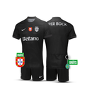 Conjunto infantil AWAY preto 2025/26 - LANÇAMENTO