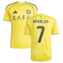 Camisola Al Nassr RONALDO 7 amarela home 2025/26
