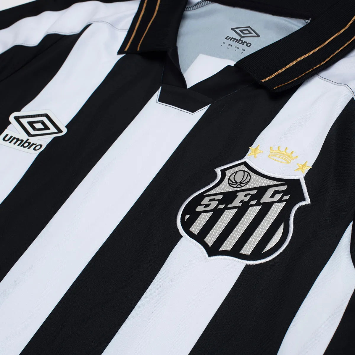 Camisola Manga longa Santos Away 2026/27 branca/preto