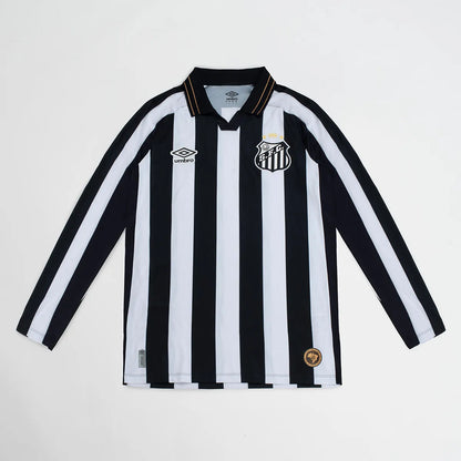 Camisola Manga longa Santos Away 2026/27 branca/preto