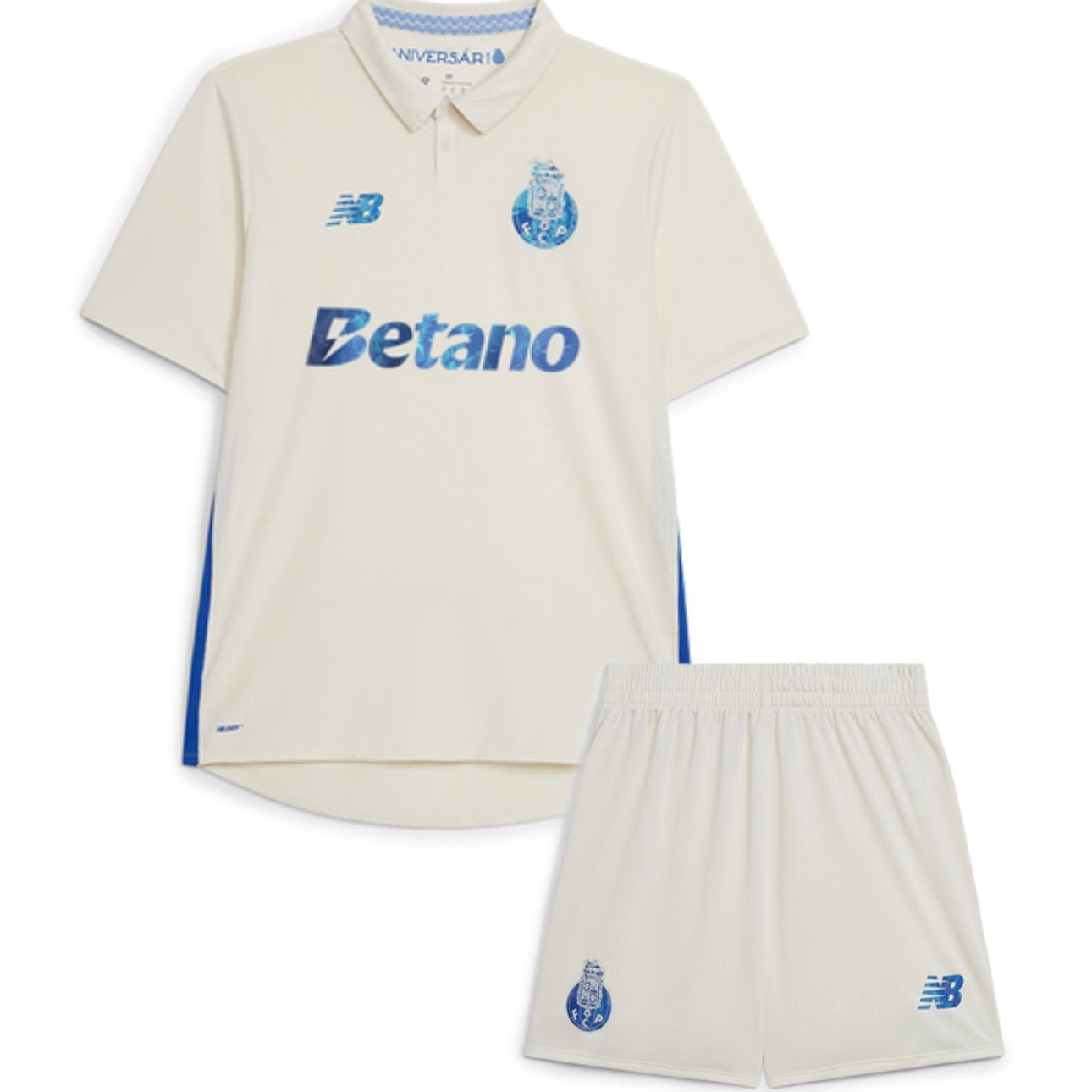 Conjunto infantil alternativo branco 2025/26