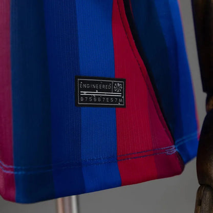 Camisola Barcelona FEMININA home azul e vermelho 2026/27