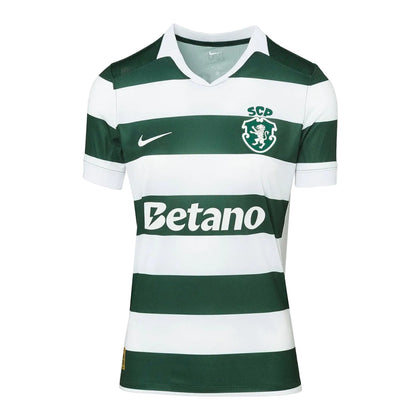 Camisola FEMININA principal 2026/27 verde e branca
