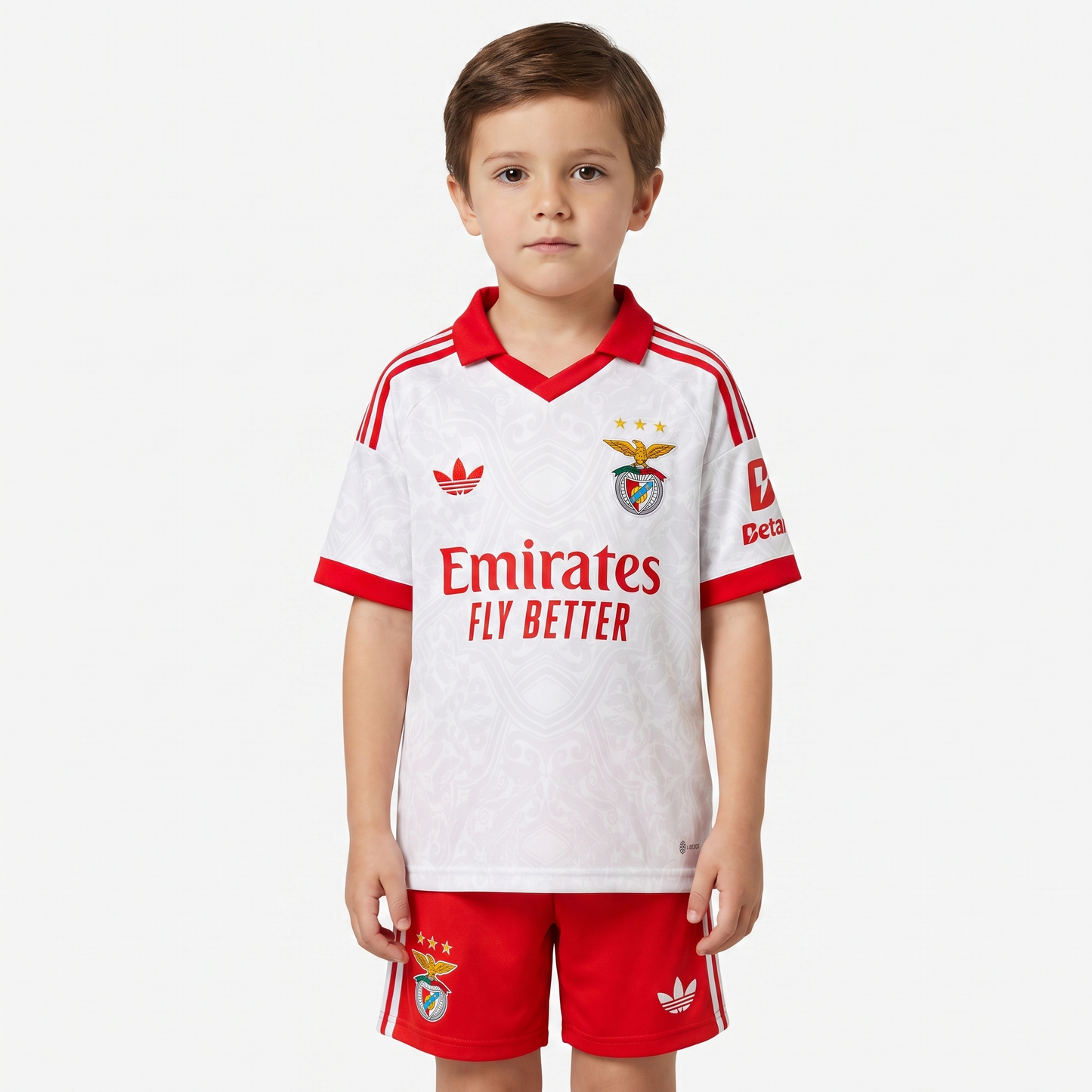 Conjunto infantil águia originals alternativa branca 2026/27 - LANÇAMENTO [pré venda: 11 a 22 dias úteis]