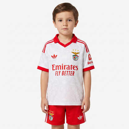 Conjunto infantil águia originals alternativa branca 2026/27 - LANÇAMENTO [pré venda: 11 a 22 dias úteis]