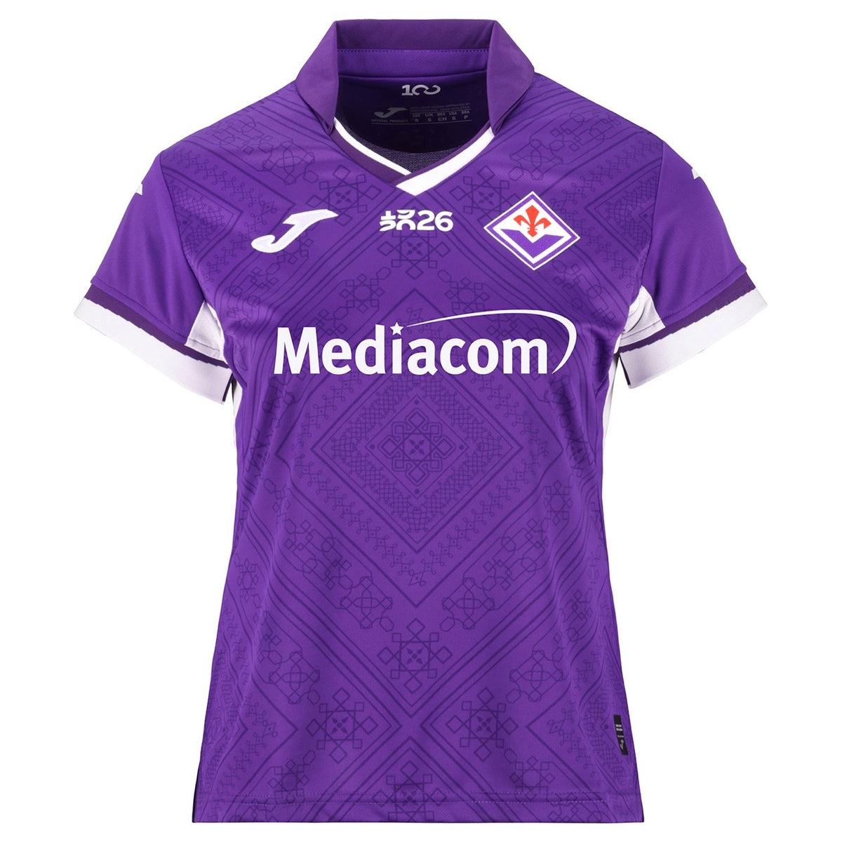 Camisola Feminina Fiorentina Principal Roxa 2026/27