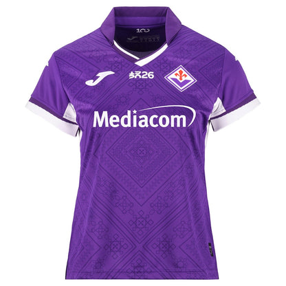 Camisola Feminina Fiorentina Principal Roxa 2026/27