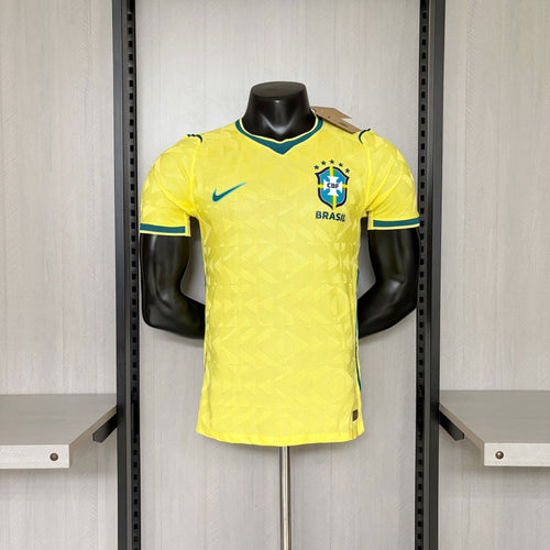 Camisola Brasil Principal Amarela Mundial 2026 Player