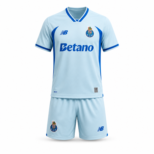 Conjunto infantil dragão TERCEIRO EQUIPAMENTO 2026/27 azul