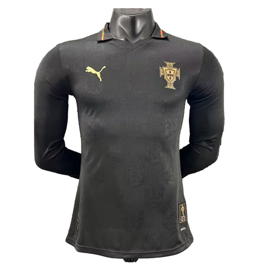 Camisola Seleção Portugal MANGA LONGA edição especial pantera negra EUSÉBIO 2026/27 PLAYER - AUTHENTIC