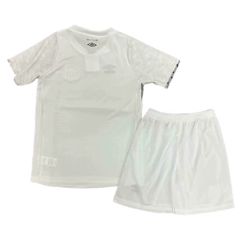 Conjunto Infantil Santos branco 2024/25 Home