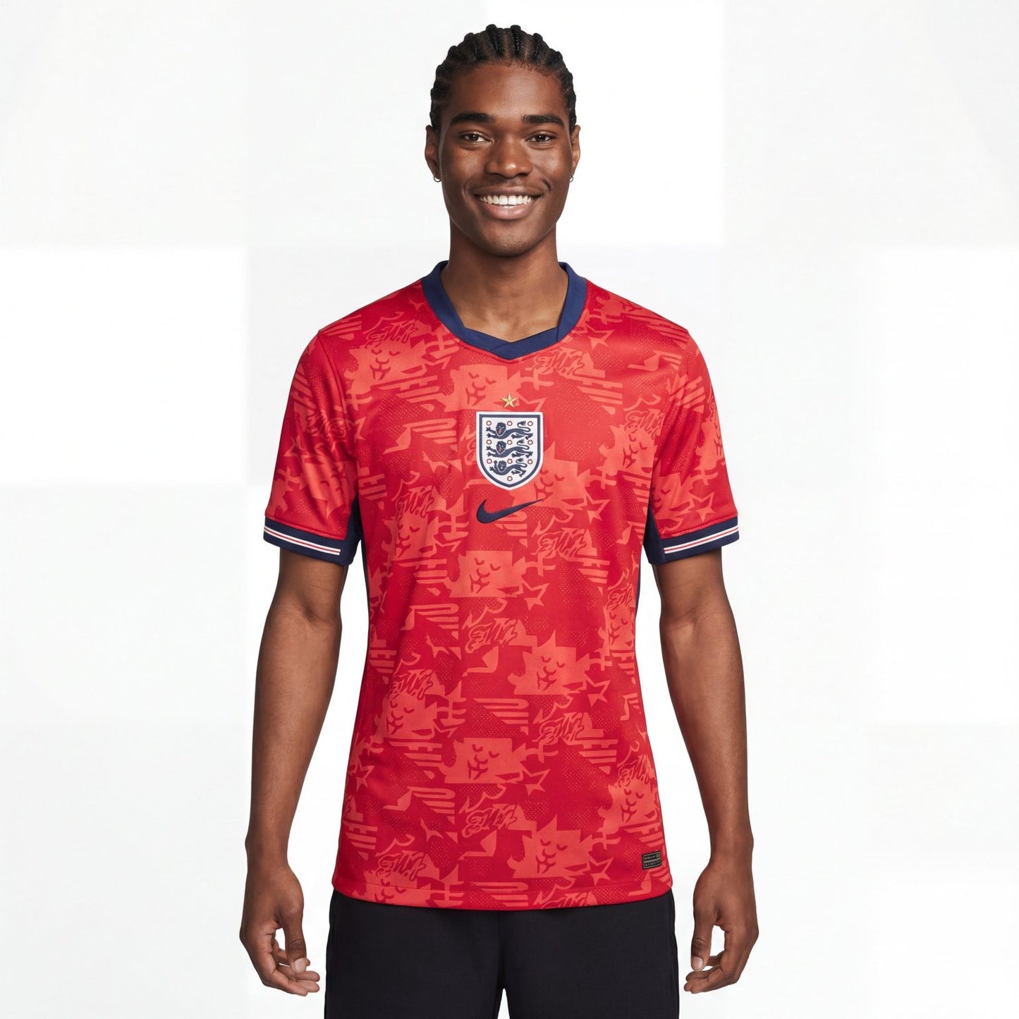 Camisola Seleção da Inglaterra alternativa vermelha - Copa do Mundo 2026