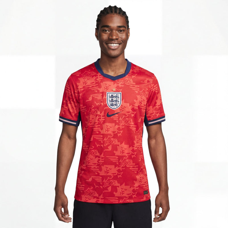 Camisola Seleção da Inglaterra alternativa vermelha - Copa do Mundo 2026