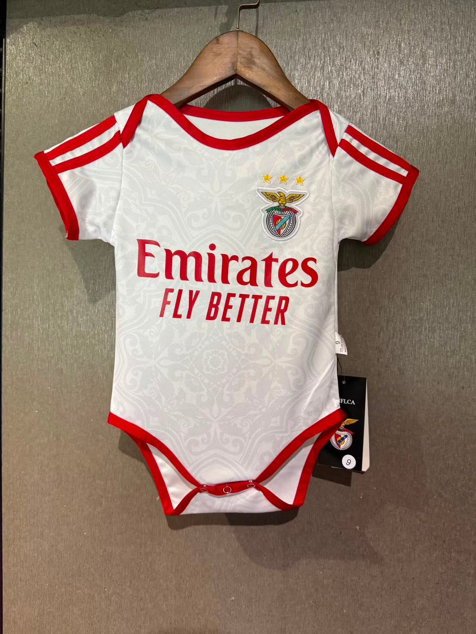 Body bebé SLB alternativa branca- 2026/27