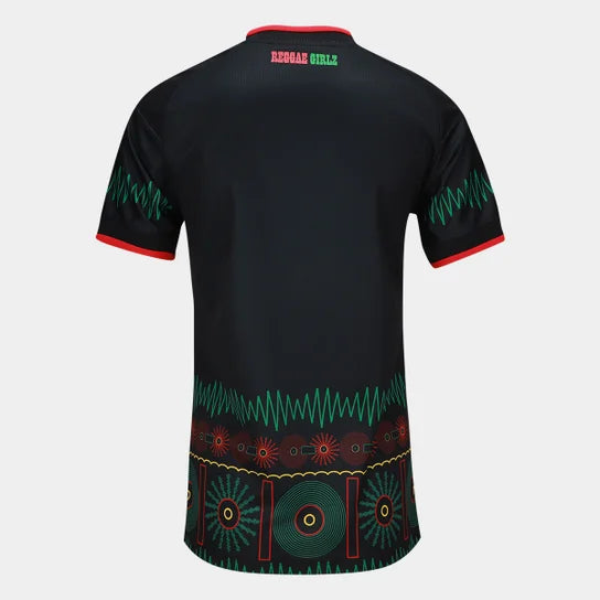 Camisola Jamaica FEMININA alternativa Copa do Mundo 2026 - preta