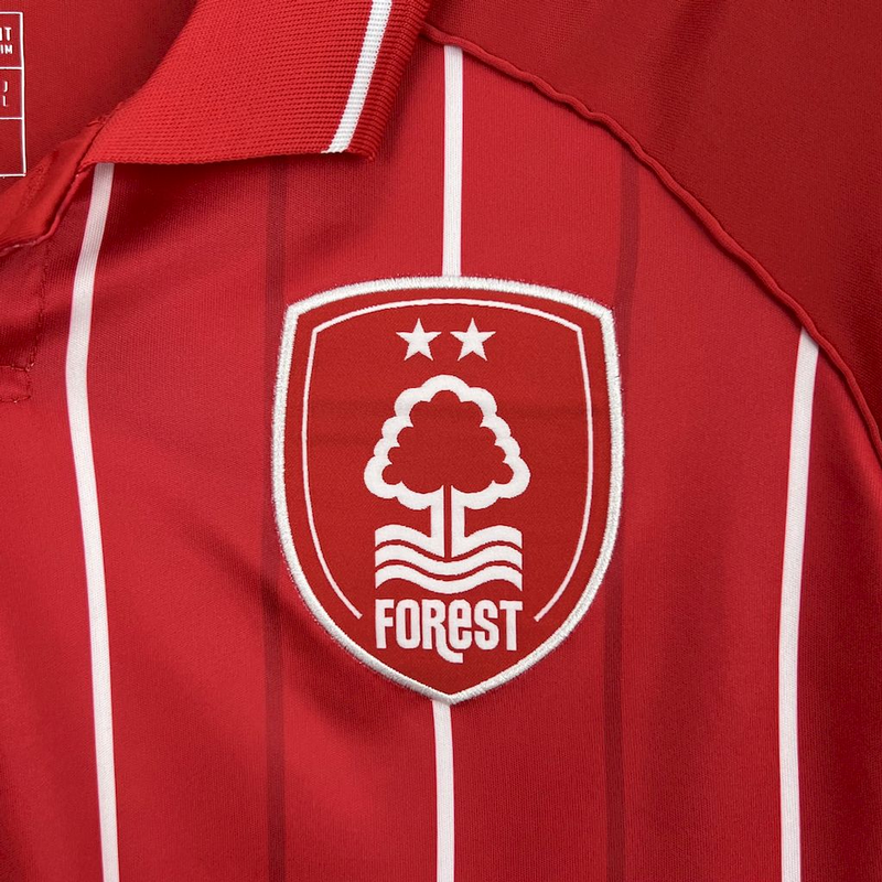 Camisola Nottingham Forest home 2025/26 - vermelha