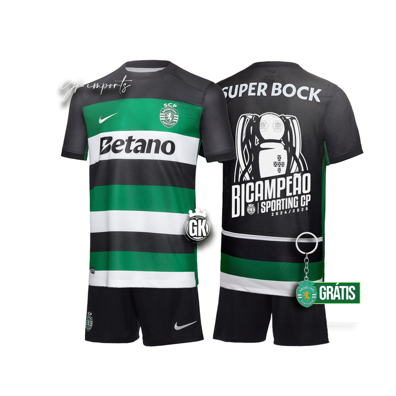 Conjunto infantil BICAMPEÃO principal 2024/25