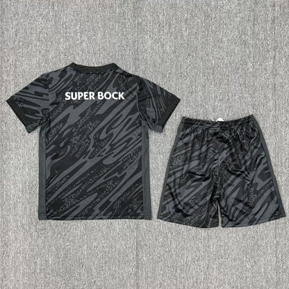 Conjunto infantil guarda redes preto 2025/26