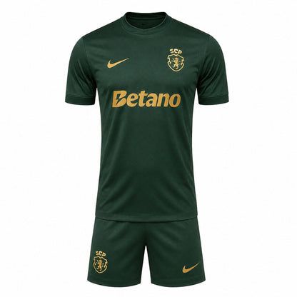 Conjunto Infantil Sporting CP 120 Anos Verde 2026/27