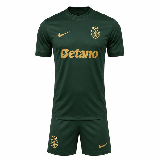 Conjunto infantil S C P comemorativa 120 anos verde 2026/27
