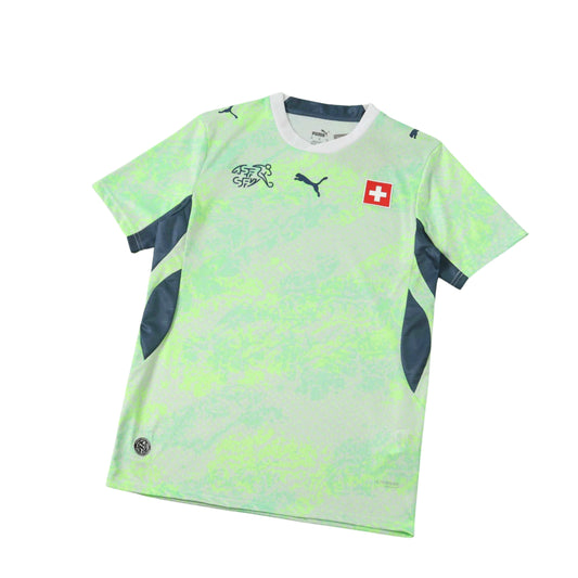 Camisola Seleção da Suiça alternativa verde - Copa do Mundo 2026